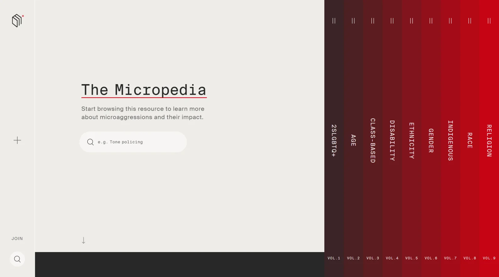 The Micropedia screenshot