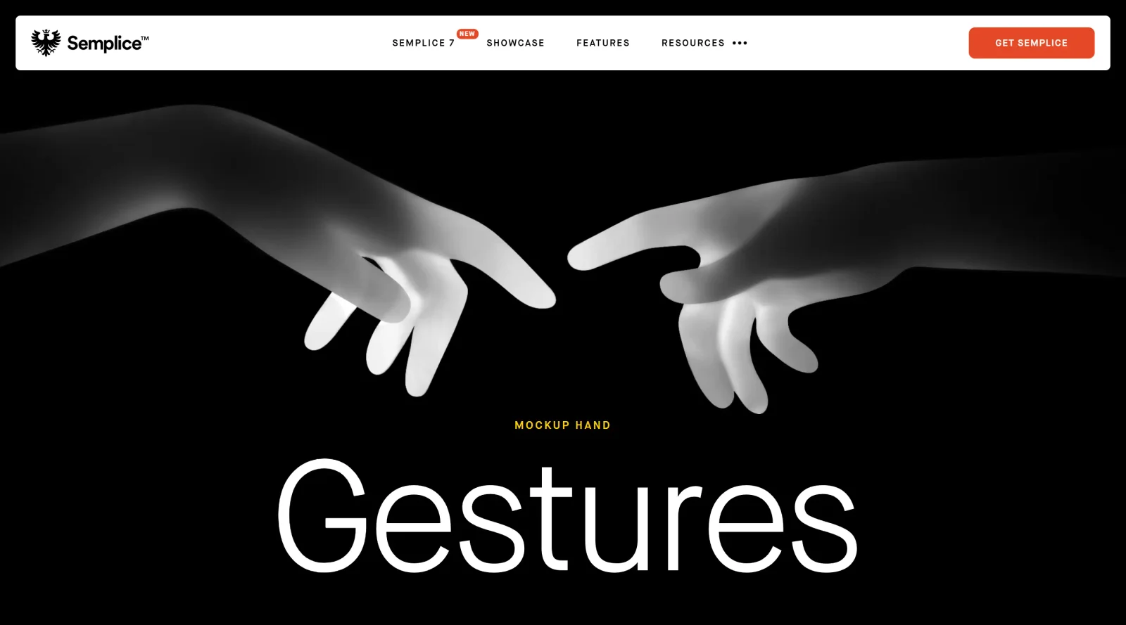 Gestures screenshot
