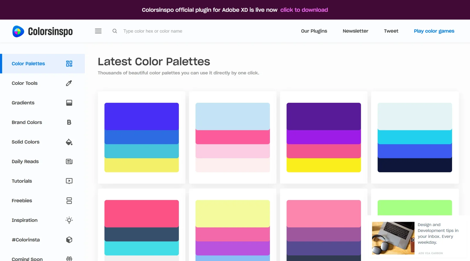 Colorsinspo screenshot