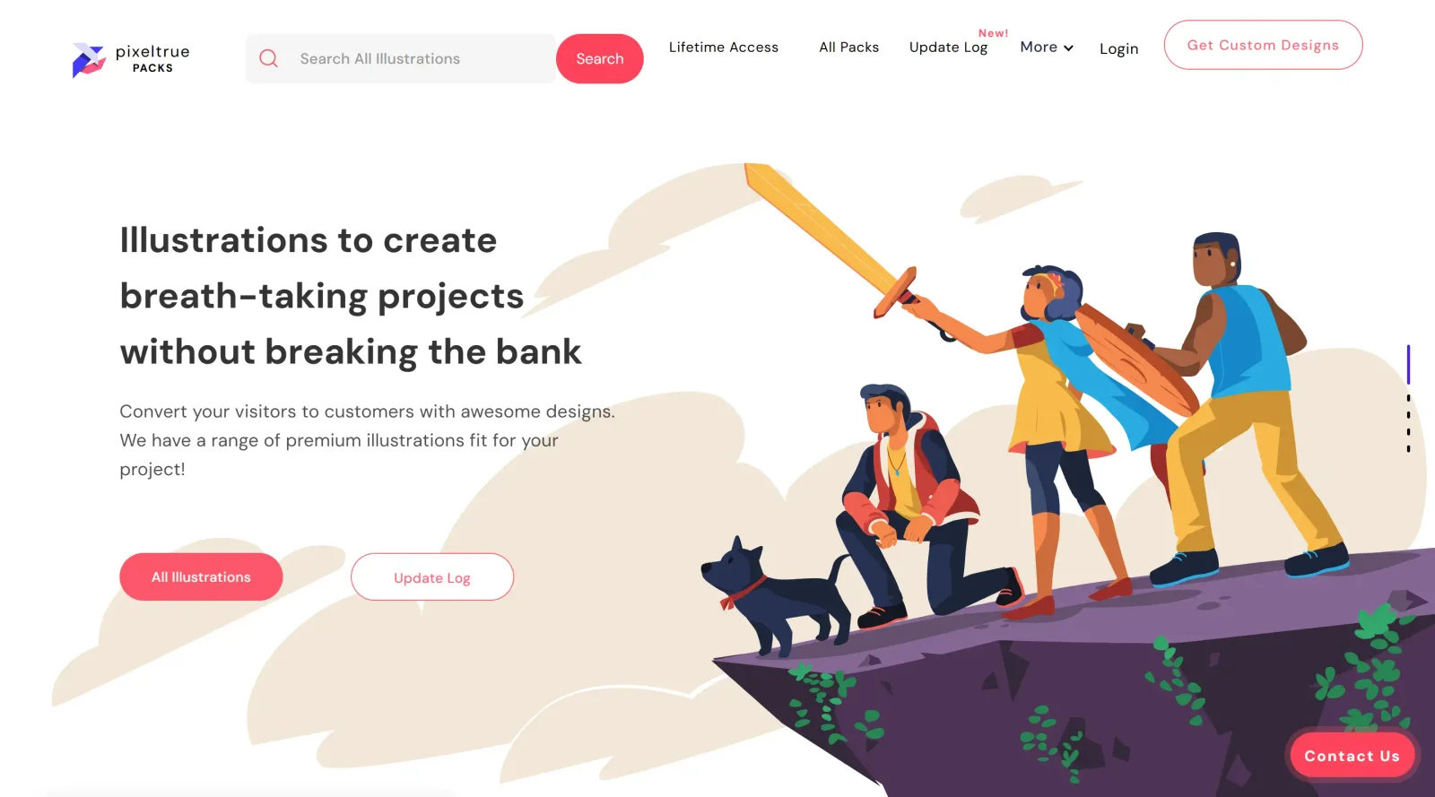 Free Vector Illustrations screenshot