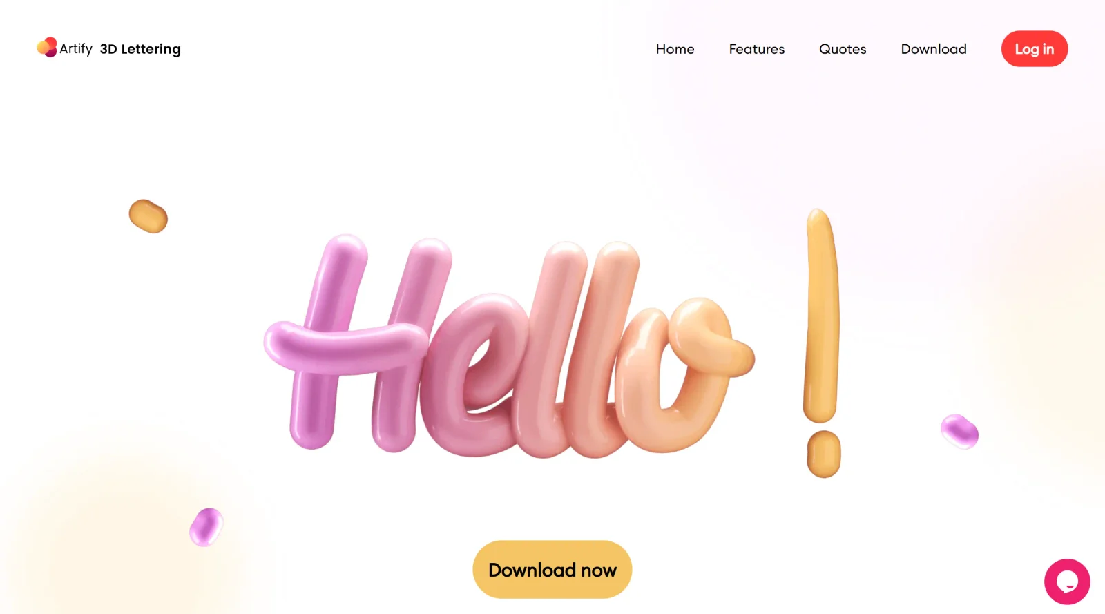 3D Lettering Alphabet screenshot