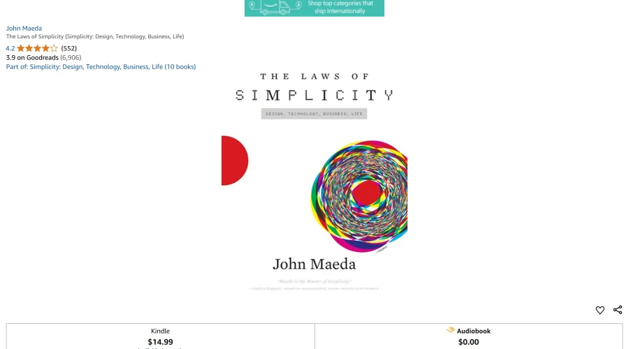 The Laws of Simplicity