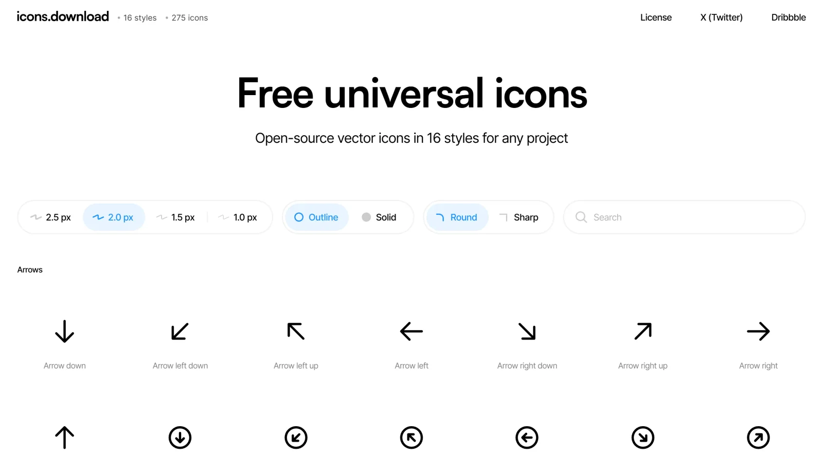 Icons.download screenshot
