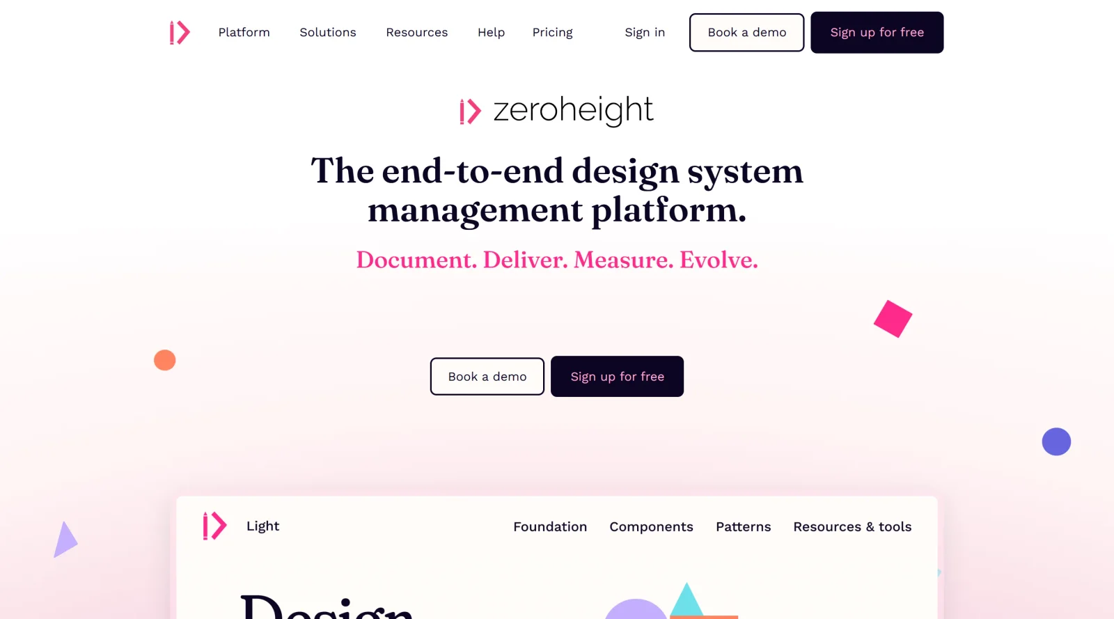 Zeroheight screenshot