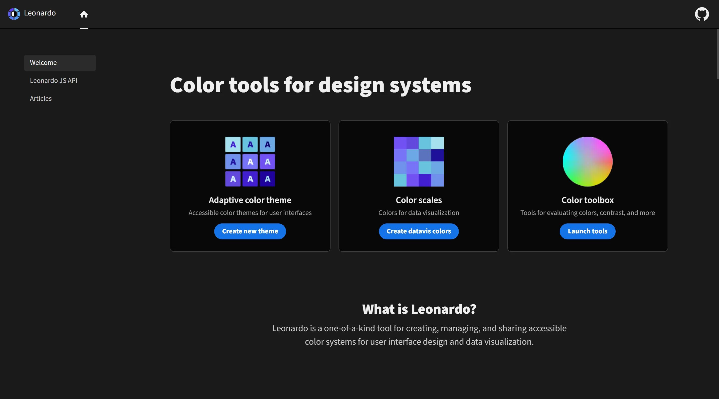 Open Source Color System Leonardo | Usetools.Design
