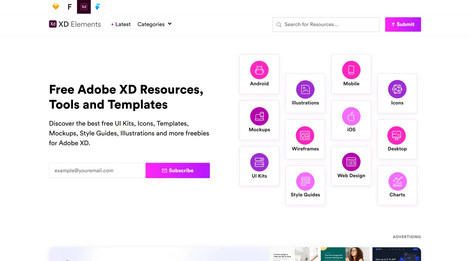 XD Elements screenshot
