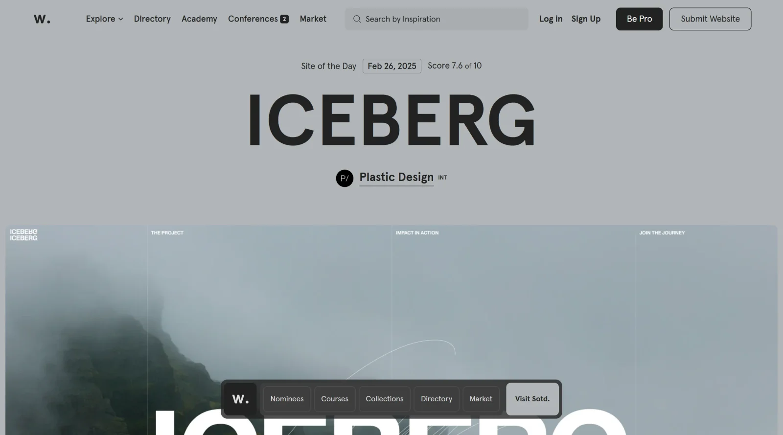 Awwwards Conference Talks screenshot