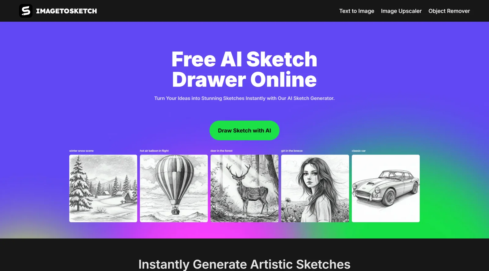 Image to Sketch screenshot