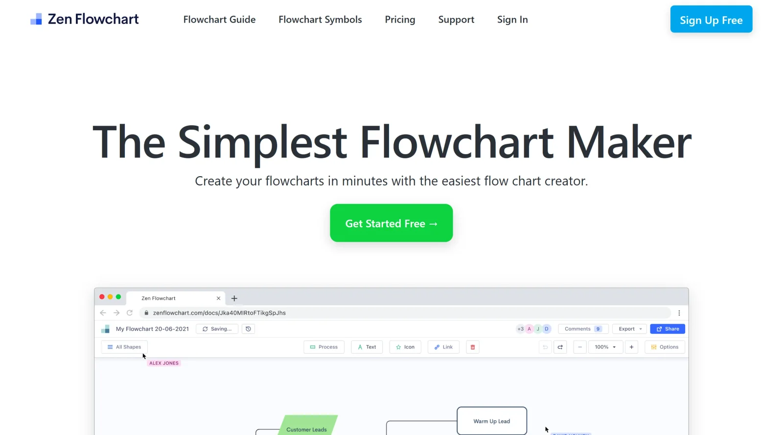 Zen Flowchart screenshot