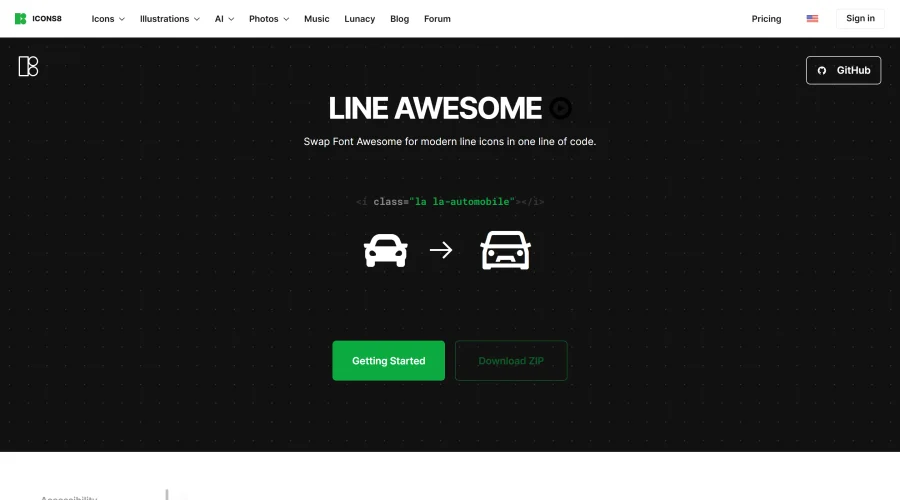 Line Awesome
