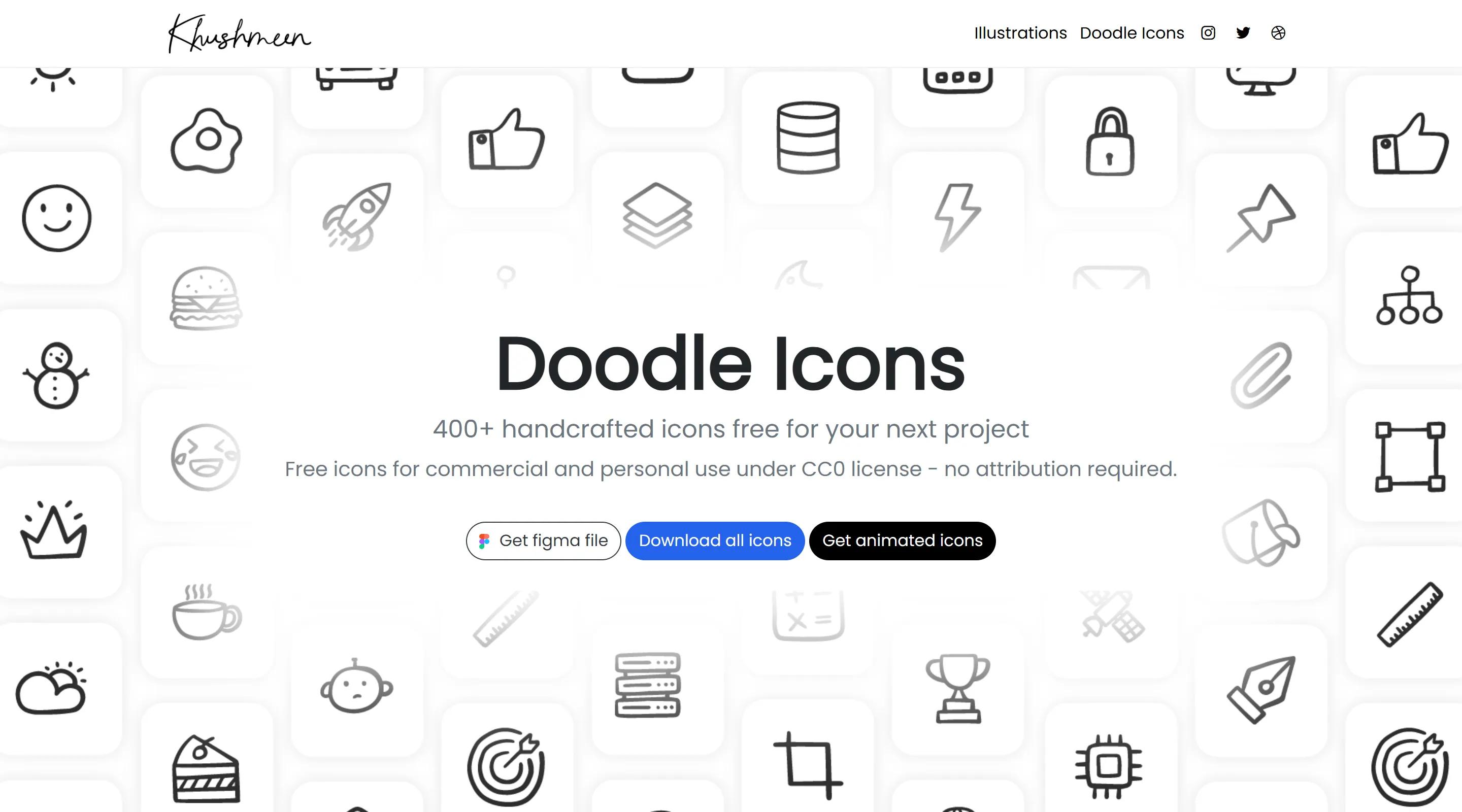 Doodle Icons | Usetools.Design