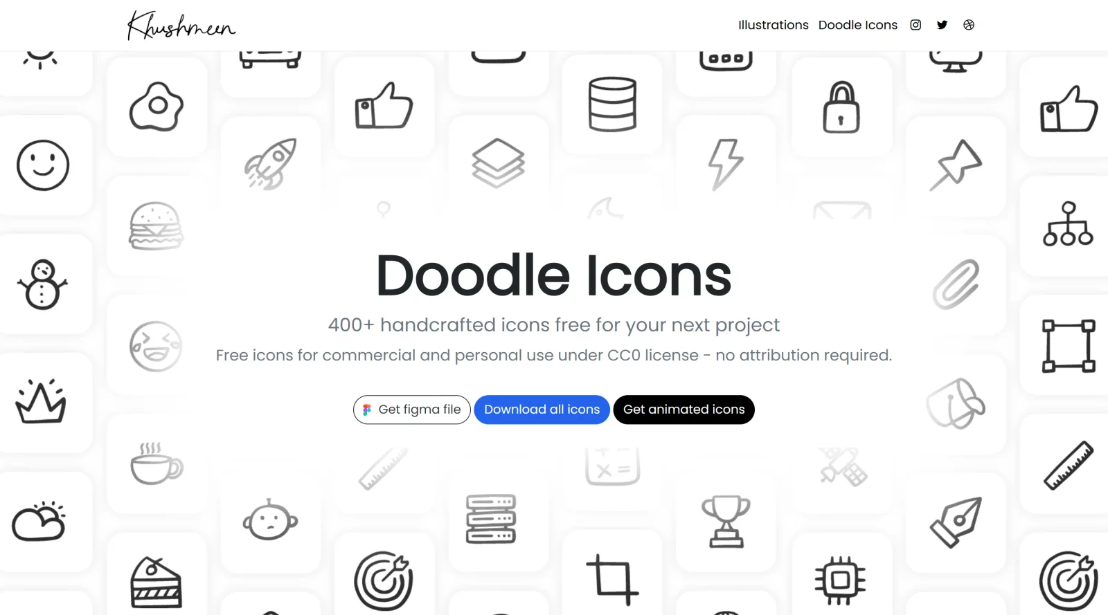 Doodle Icons screenshot