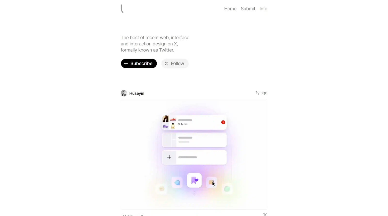 Recent Design screenshot