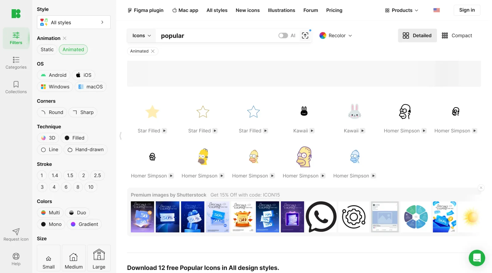 Animated Icons 2.0 screenshot