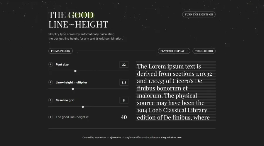 The good line-height