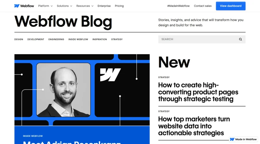 Webflow Blog