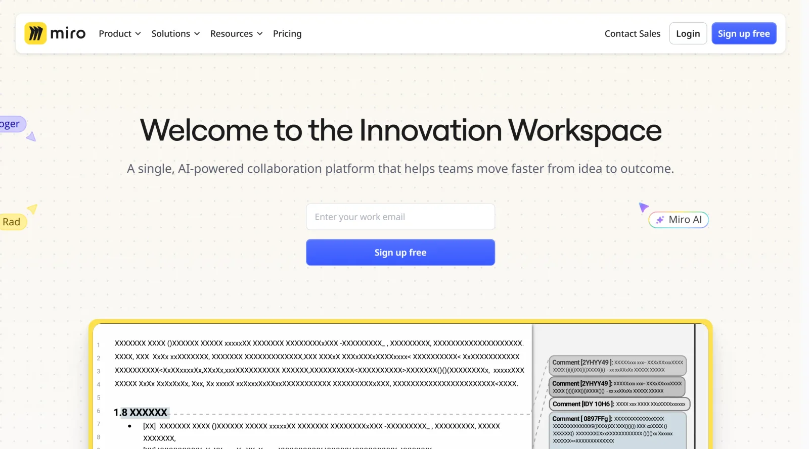 InVision Freehand screenshot