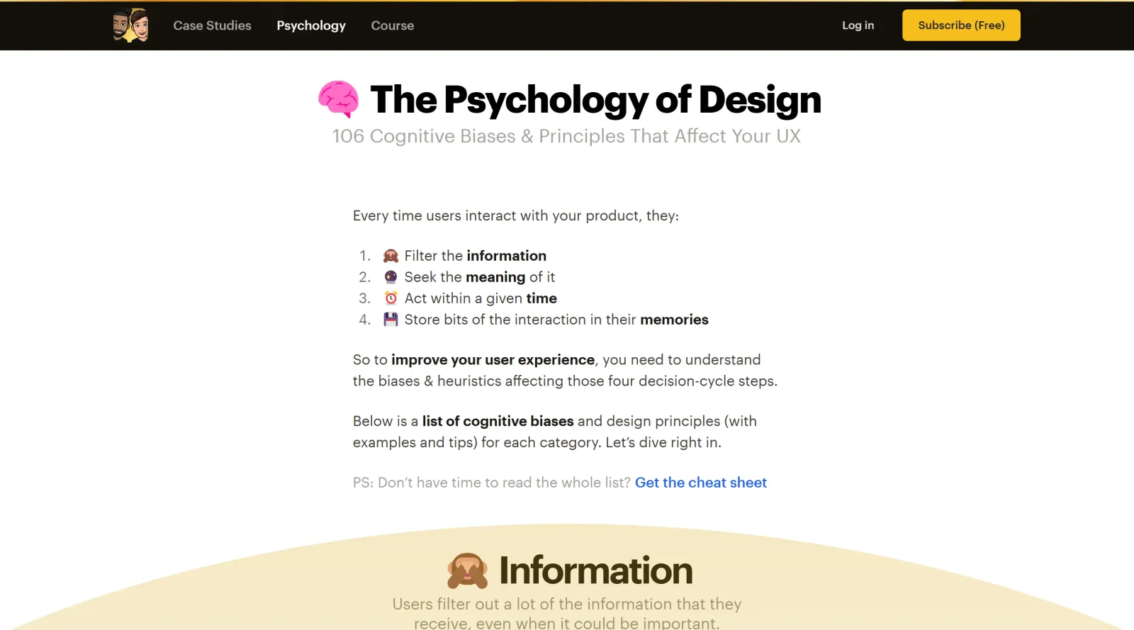 Psychology of Design screenshot