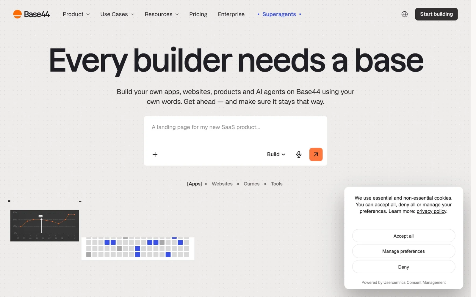 Base44 screenshot