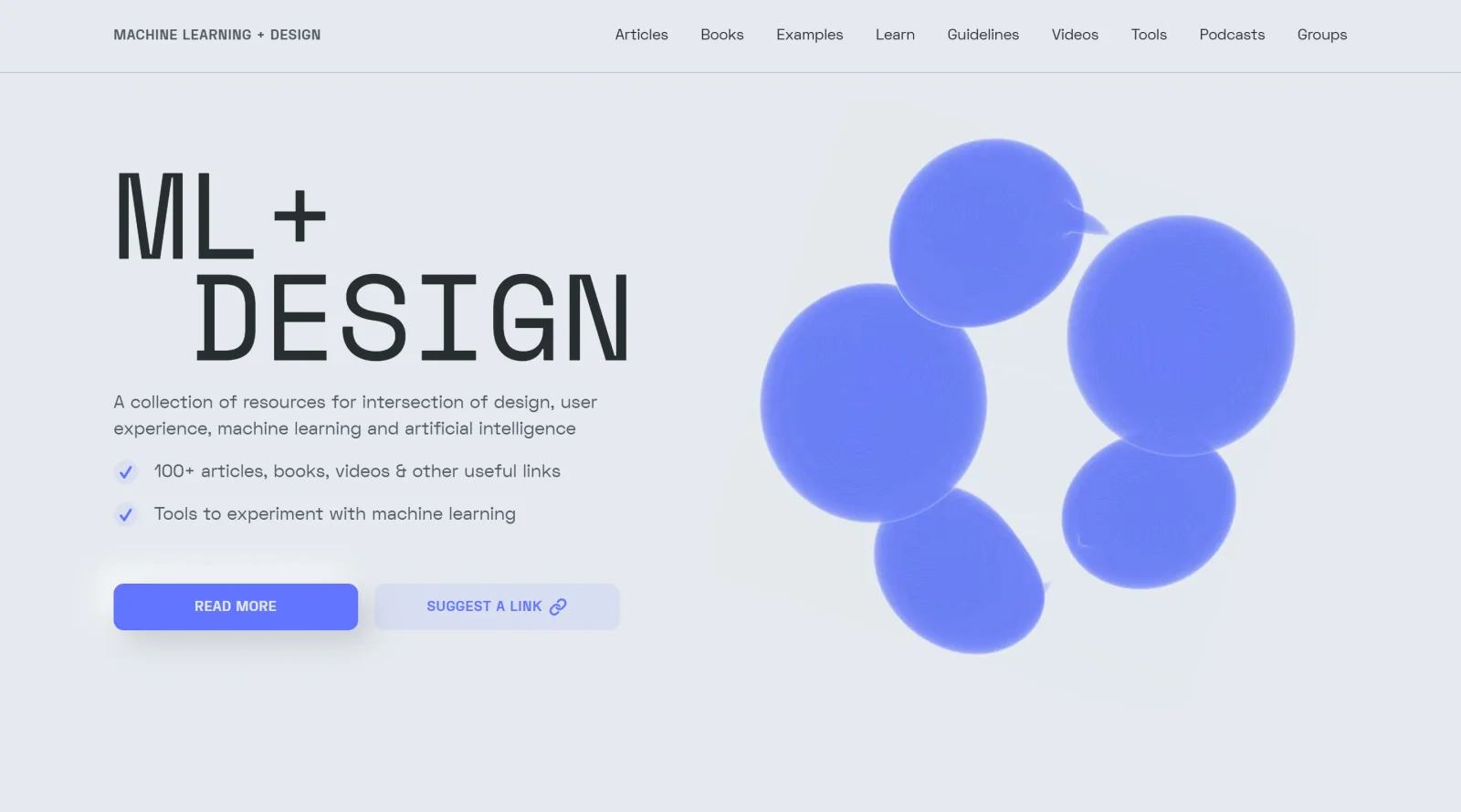 Machine Learning + Design screenshot