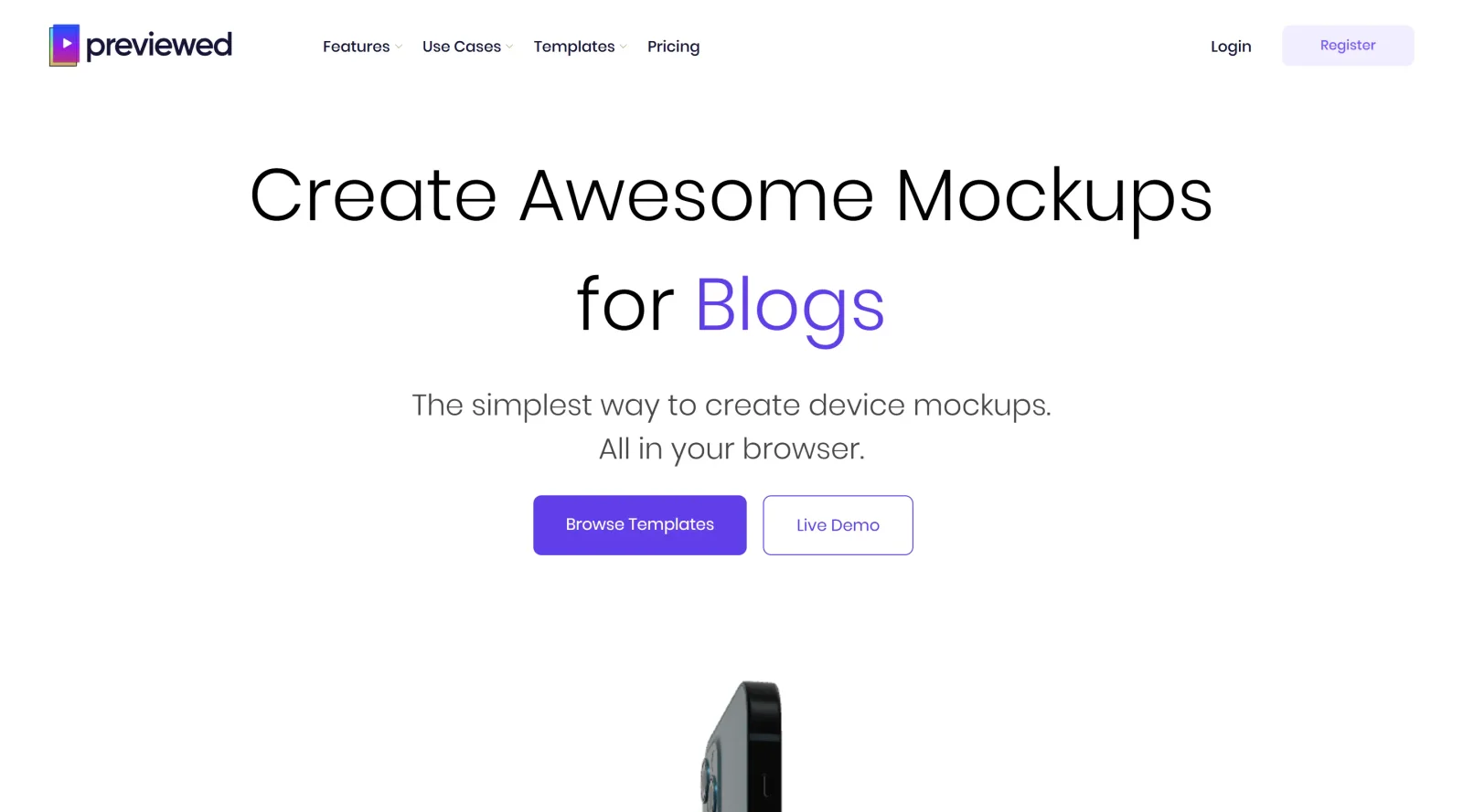 Previewed screenshot