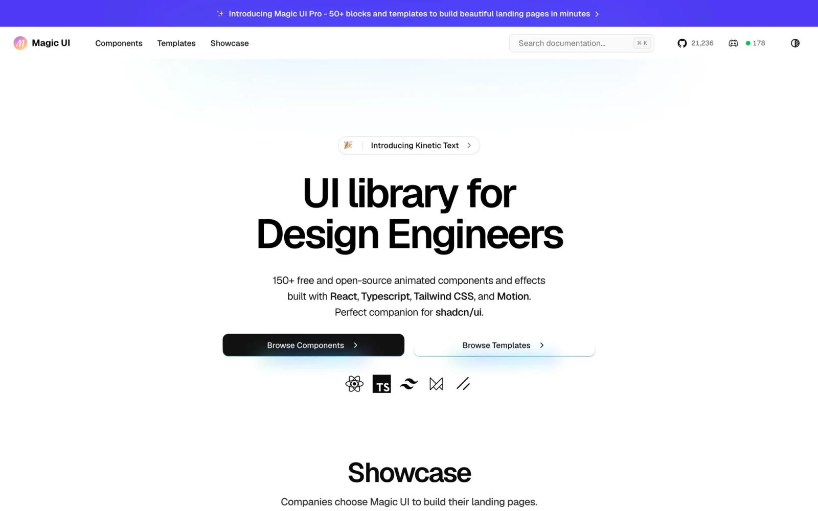 Magic UI screenshot
