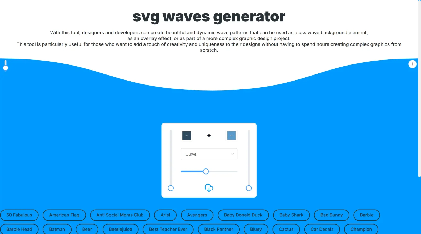 SVG Waves screenshot