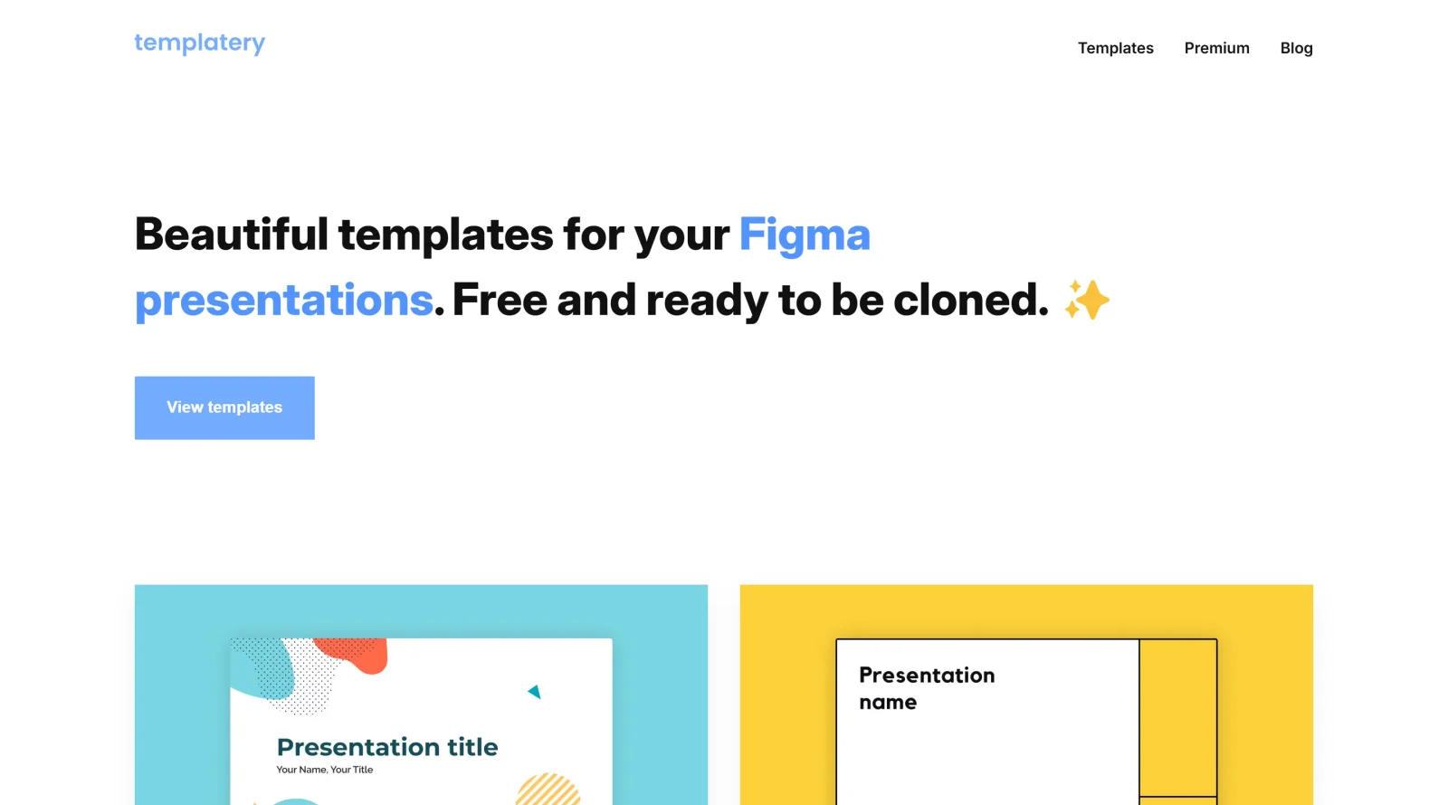 Templatery screenshot