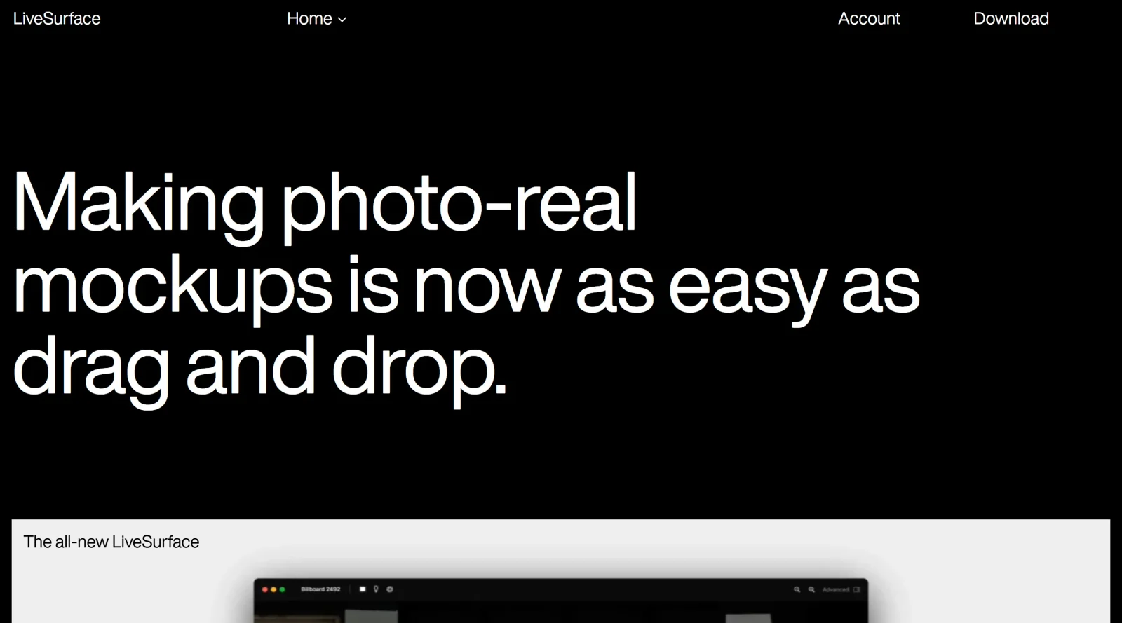 LiveSurface screenshot