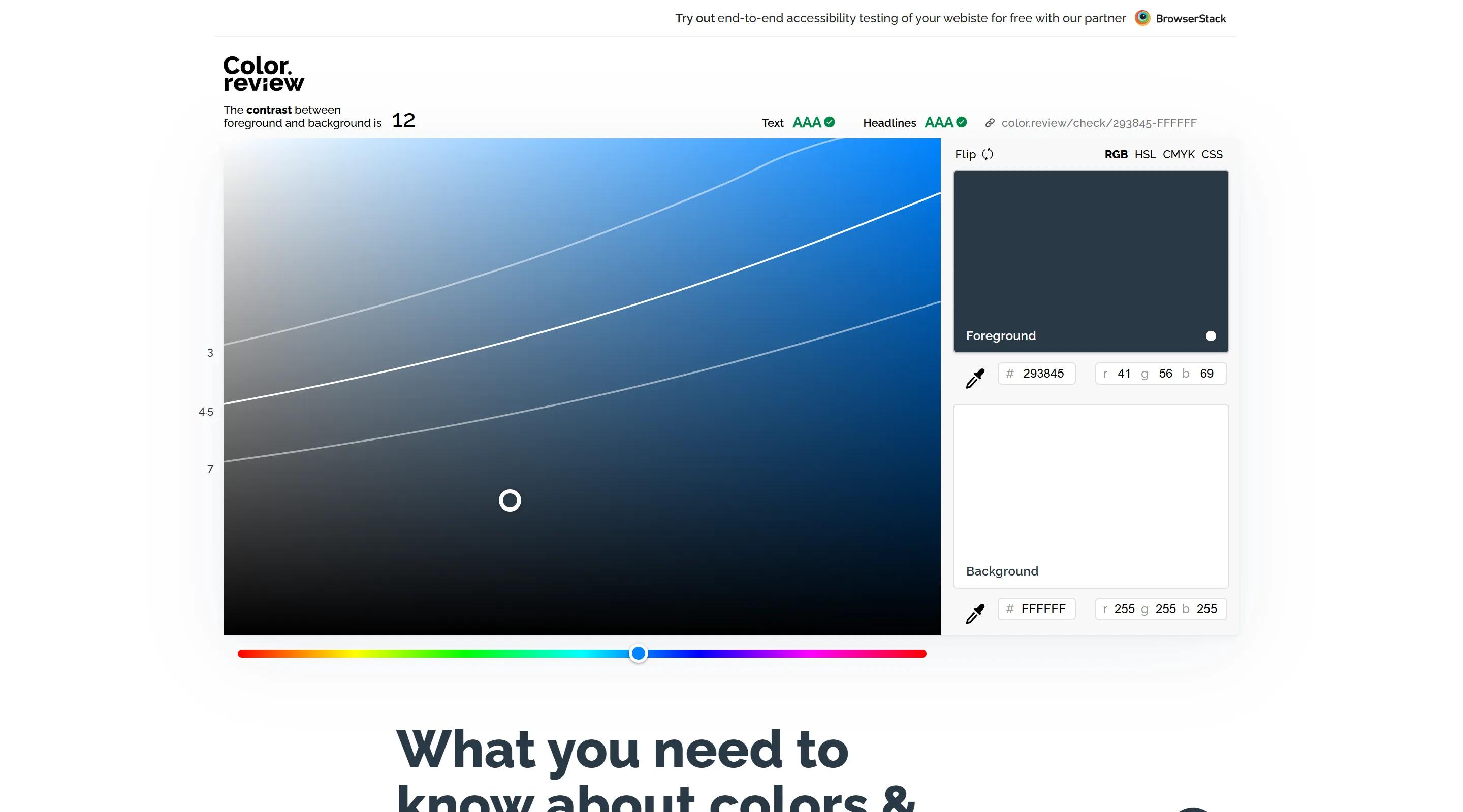 Color Review | Usetools.Design
