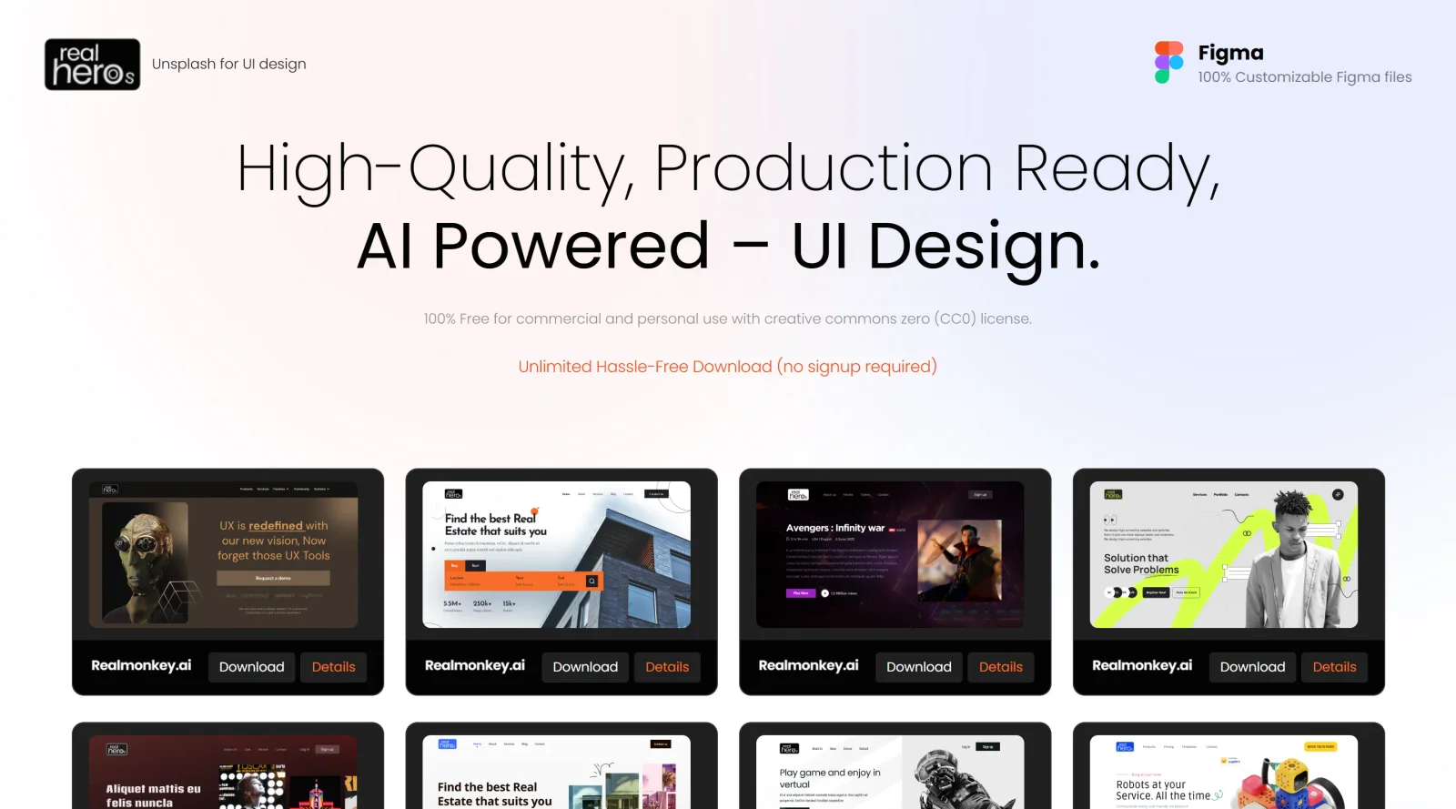 RealHeroos screenshot