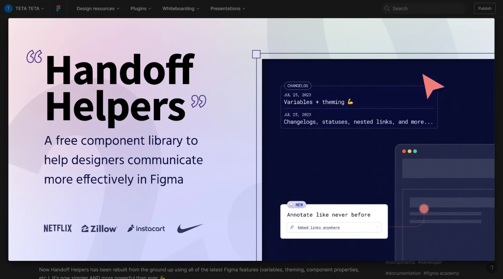 Handoff Helpers screenshot