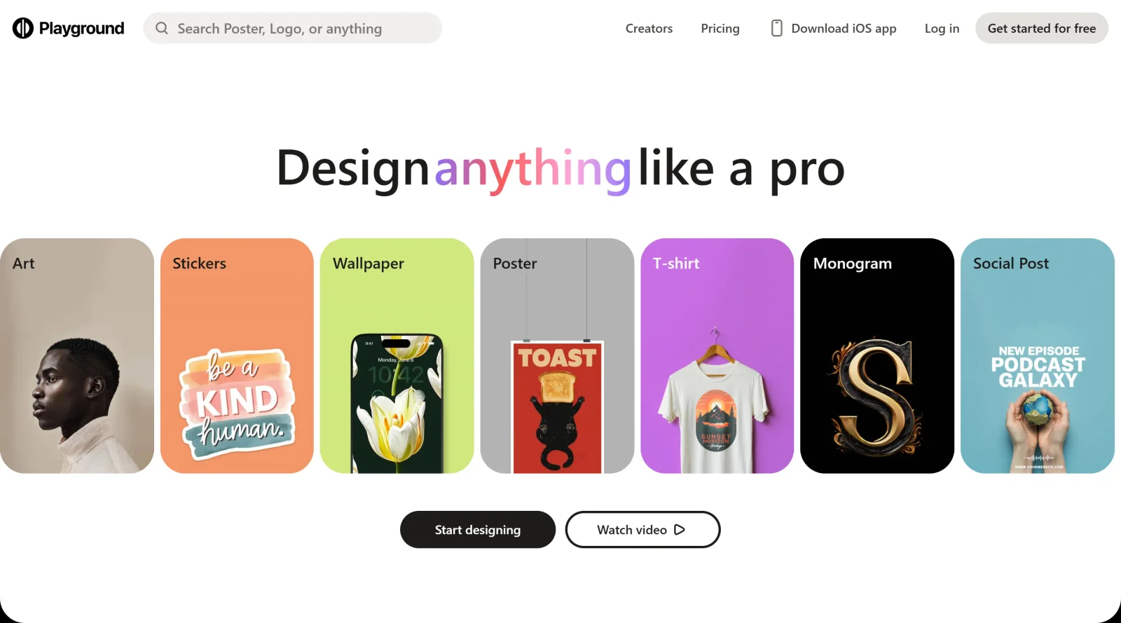 Playground screenshot