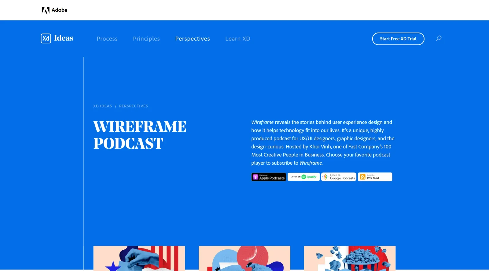 Wireframe screenshot