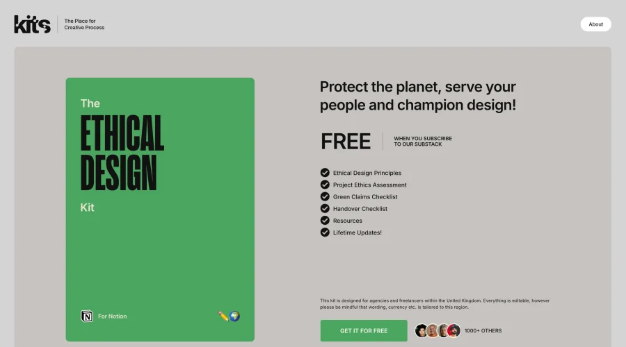 The Ethical Design Handover Kit