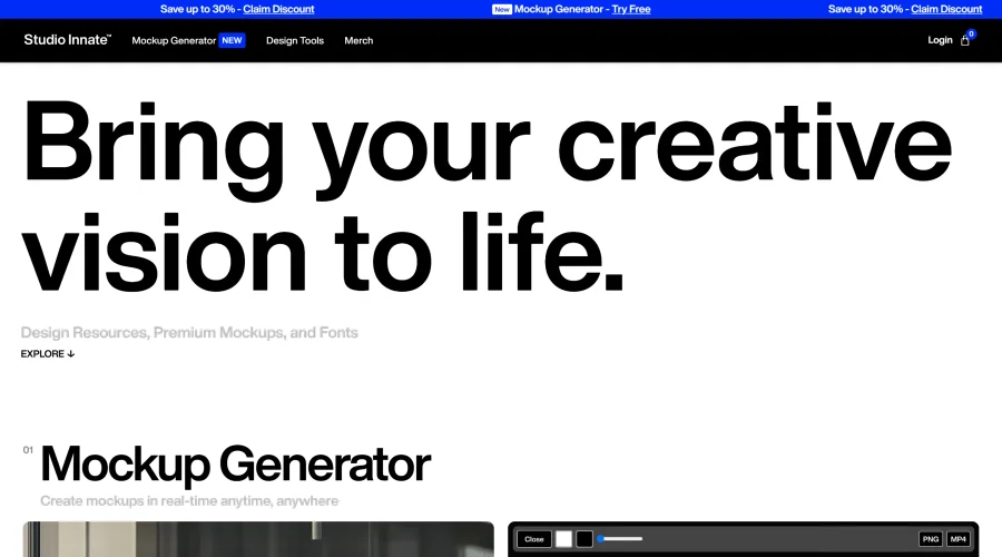 Studio Innate™ 3D Mockups