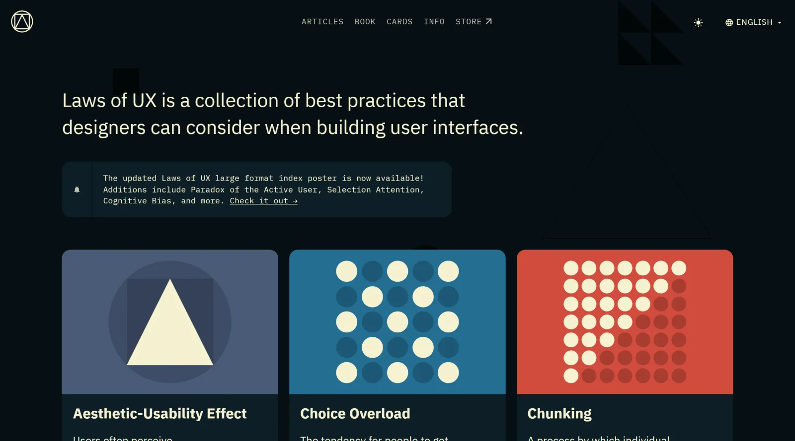 Laws of UX screenshot