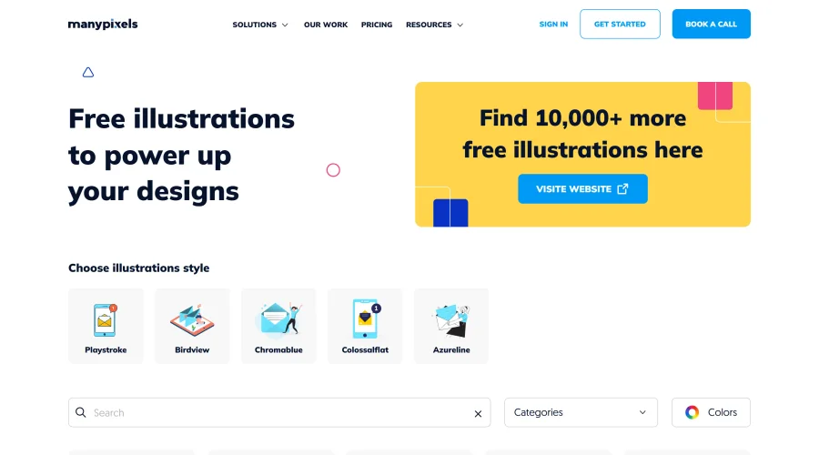 Manypixels Illustrations