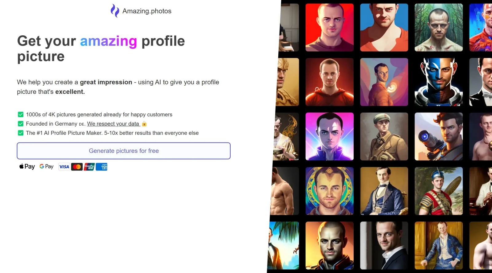 Amazing.photos screenshot