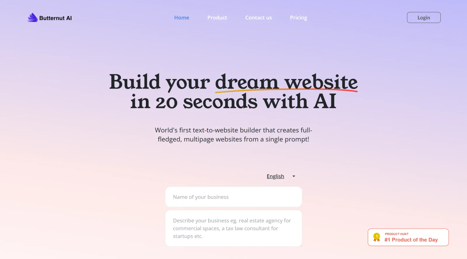 Butternut AI screenshot