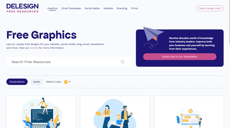 Delesign Illustrations