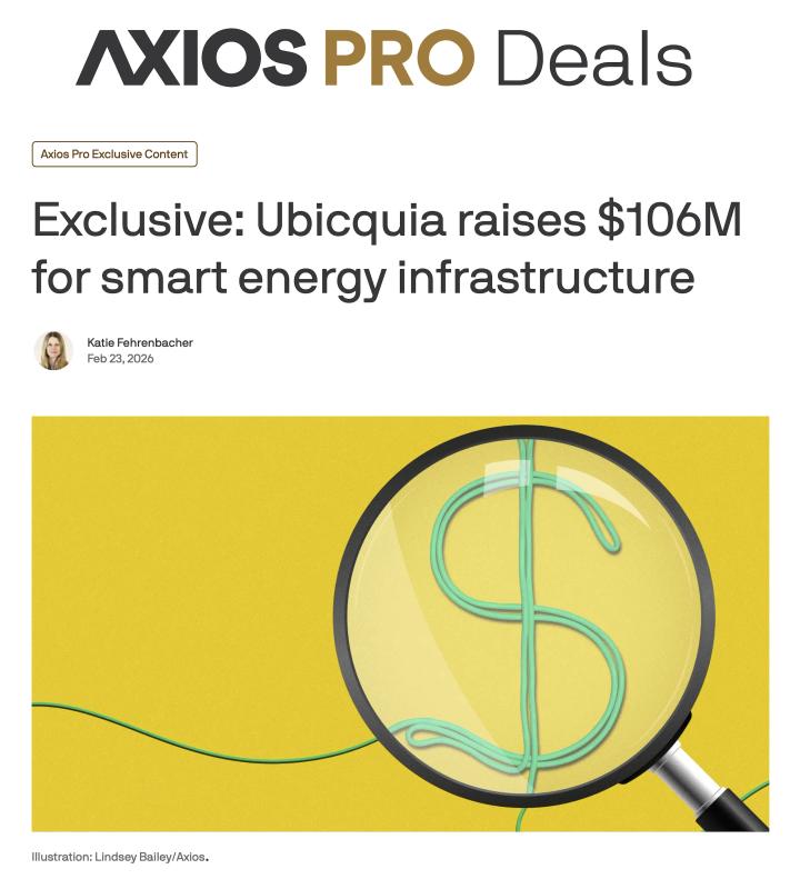 Axios Pro Deals article graphic showing magnifying glass over a dollar symbol on a yellow background