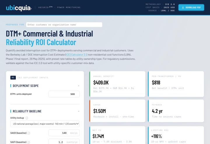 Ubicquia Utility ROI Analysis Report