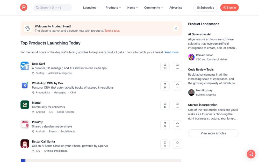 image of ProductHunt