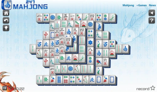 Screenshot of Mahjong 247