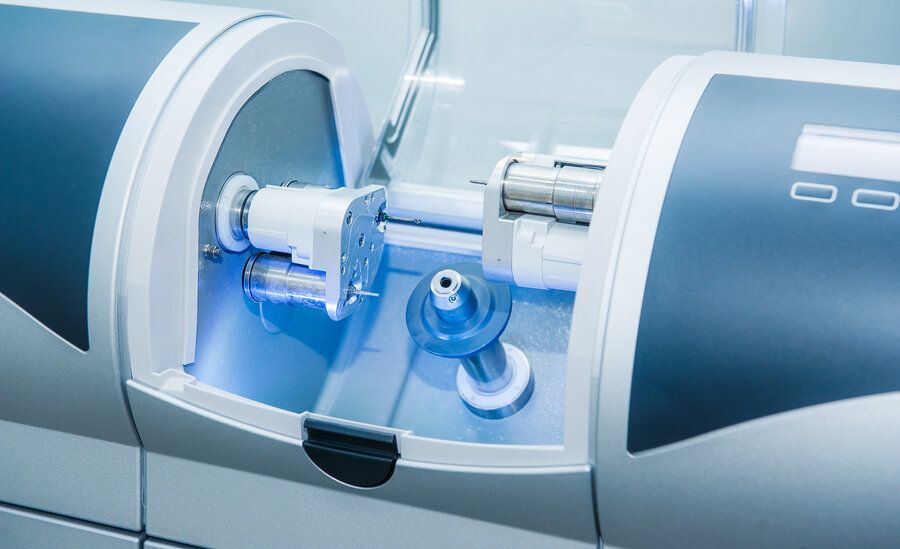 CEREC machine in dental office for same-day crowns
