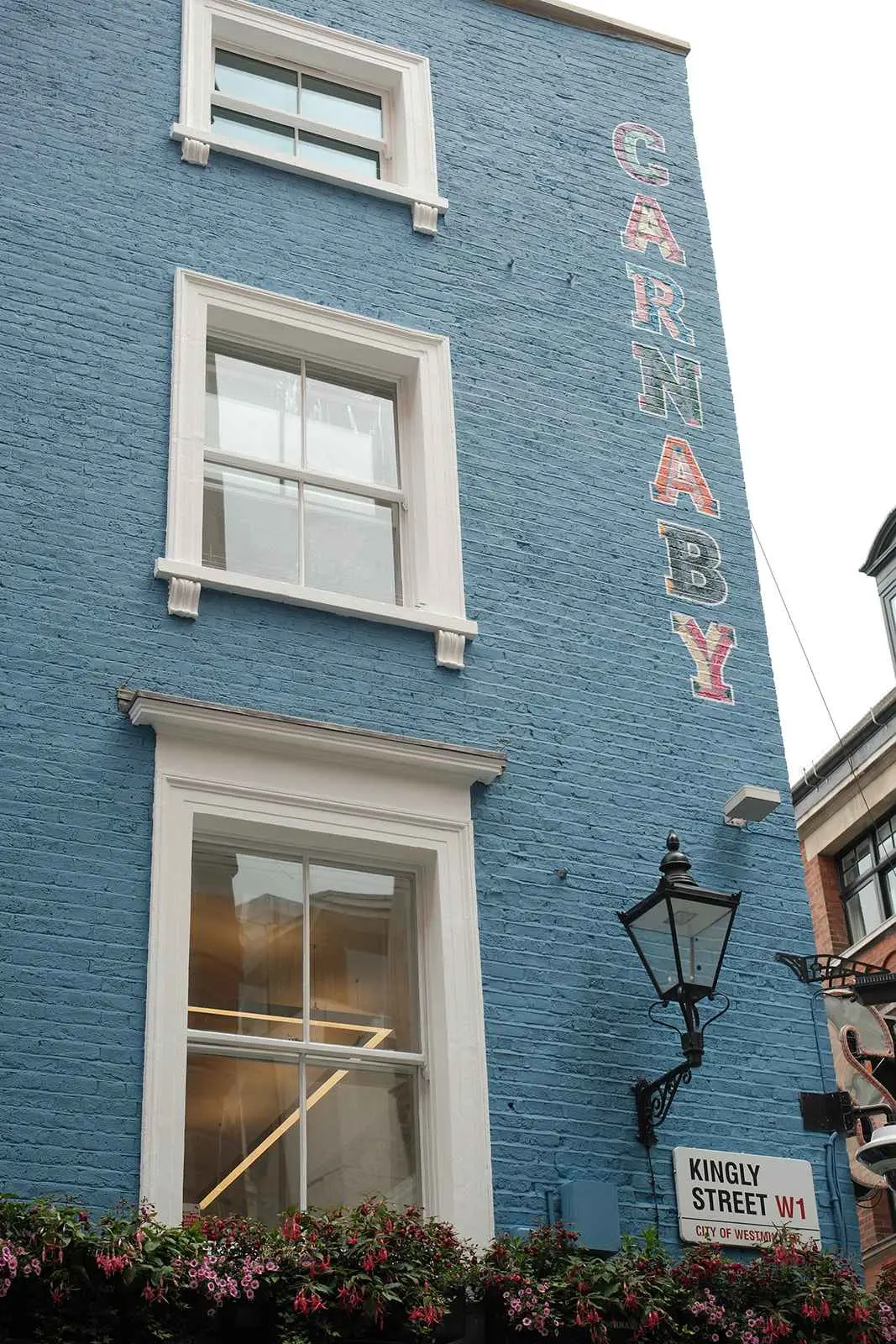 Mumford & Wood Timber Sash Windows in Carnaby Street London