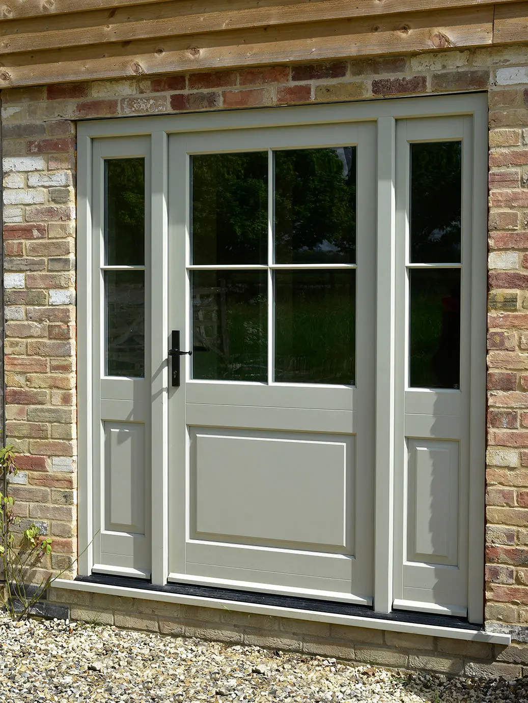 mumford and wood timber entrance door with sidelight