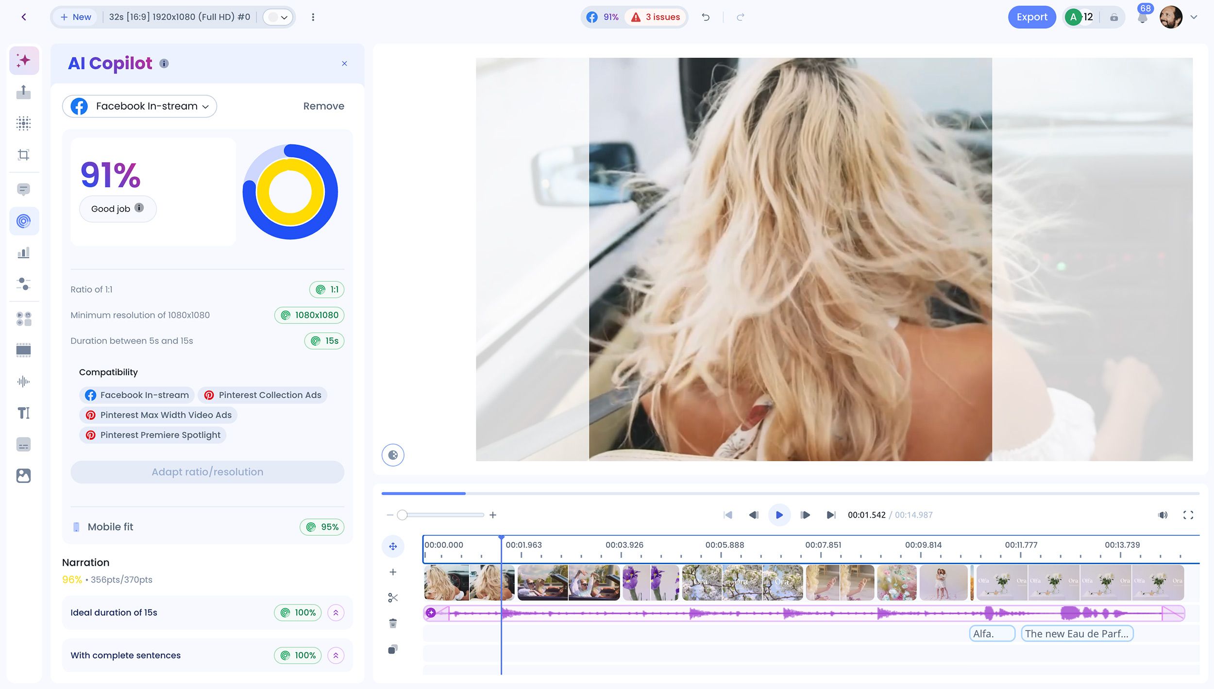 Aive’s multimodal AI automates post-production by generating multiple formatted versions of a video