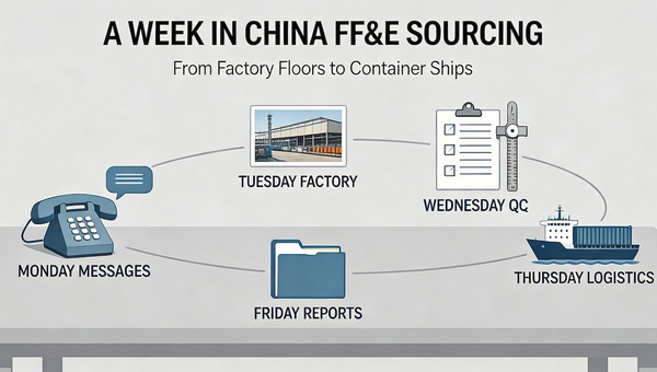 A Week in the Life of a China FF&E Sourcing Agent